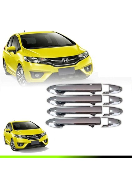 Honda Jazz Uyumlu 2014 Sonrası Kapı Kolu Abs (Plastik) Krom