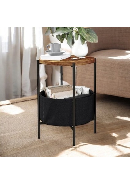 Eva Yan Sehpa Çantalı Gazetelikli Kahve Sehpası Sunum fiyatları