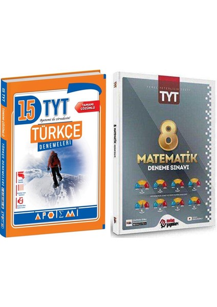 Tyt Türkçe ve Metin Matematik Deneme Seti 2 Kitap