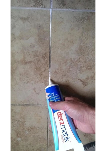 Adnoss Hazır Derz Dolgusu 380 Gram Sivri Uçlu Tüp Dolgu Beyaz (2 Adet) + Derz Kazıyıcı