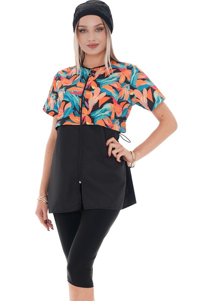 Yarı Kapalı Tesettür Mayo 2508 Suna Karışık