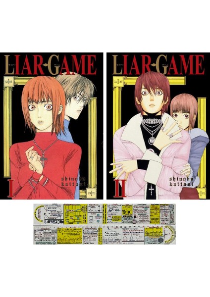 Manga Seti / Liar Game 1. 2. Ciltler (Matematik Öğreten Cetvel) - Shinobu Kaitani