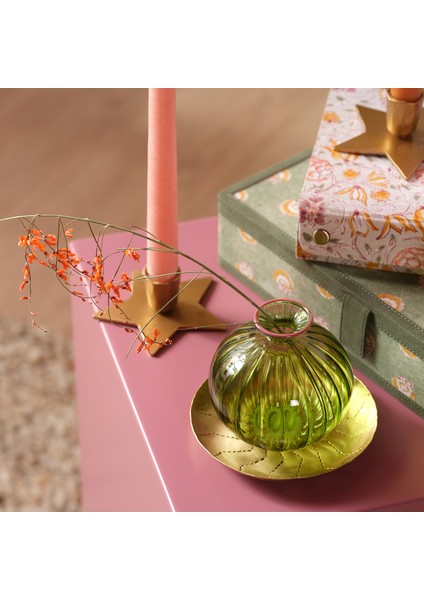 Nanjıng Borosilikat Cam Dekoratif Obje 10X10X10 cm Yeşil
