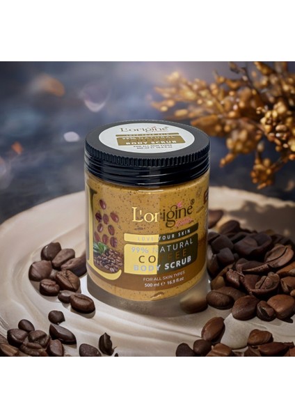 Peeling Coffee Özlü Body Scrup 500ml %99 Naturel