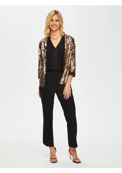 Payet ve Boncuk Detaylı Abiye Ceket 003