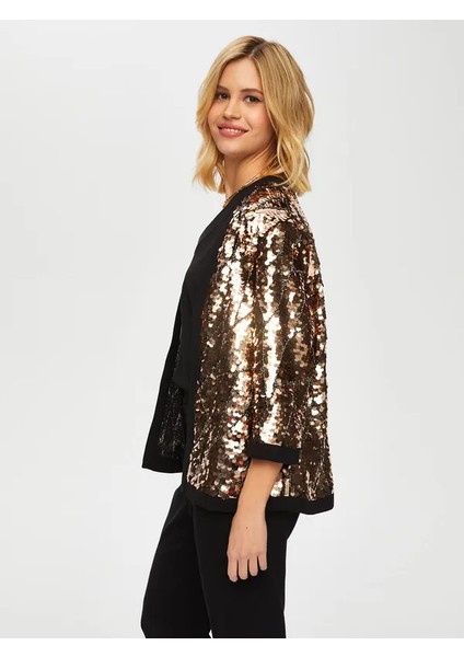 Payet ve Boncuk Detaylı Abiye Ceket 003 modelleri