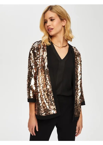 Payet ve Boncuk Detaylı Abiye Ceket 003 fırsatları