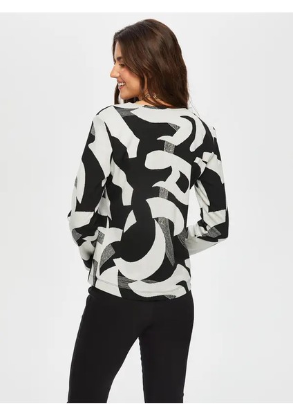 Soyut Desen Örme Ceket 006 modelleri