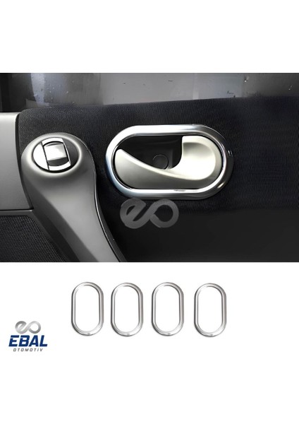 Renault Modus Krom Iç Kapı Kolu Çerçeve 4 Kapı 2005 Üzeri P.çelik modelleri