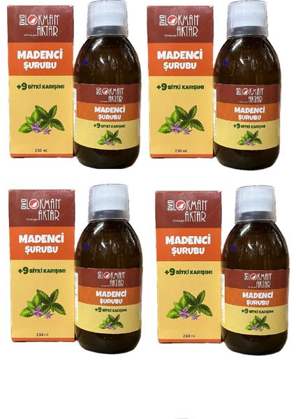 Madenci Şurubu 230 ml 4 Adet
