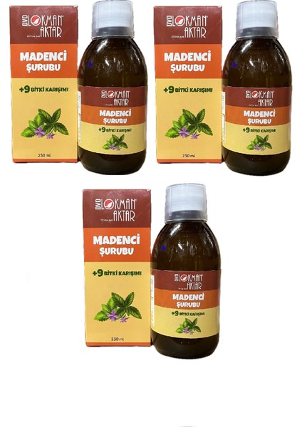 Madenci Şurubu 230 ml 3 Adet