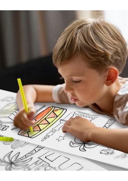 Ramazan’a Özel 30X500 cm Boyama Rulo Kağıdı, Ramazan Temalı 5 mt Boyama Etkinlik Rulo Kitabı fiyatları