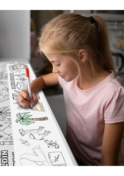Ramazan’a Özel 30X500 cm Boyama Rulo Kağıdı, Ramazan Temalı 5 mt Boyama Etkinlik Rulo Kitabı fırsatları