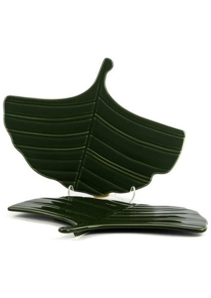 Tropical Yeşil 2'Li Tabak 26 X 20 Cm