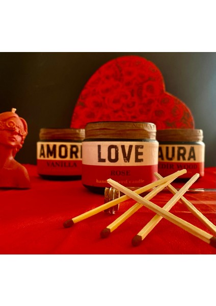 Red Love Serisi: Sevgililer Günü Özel Dekoratif Hediye Seti ❤️ modelleri
