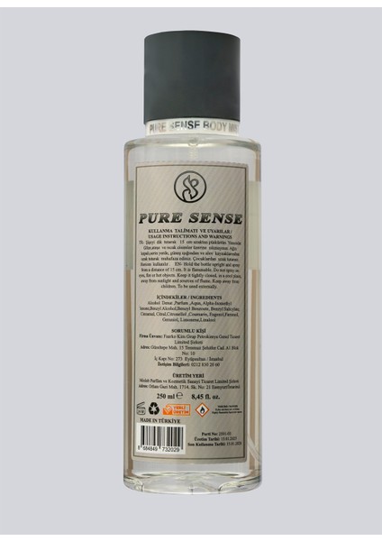 Novictus Erkek Vücut Spreyi- 250 ml
