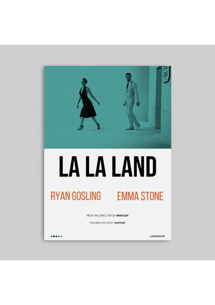 La La Land / Film Movie Tasarımlı film Poster duvar dekoru wall art
