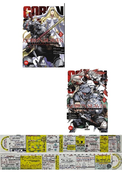 Manga Seti / Goblin Slayer 5. 6. Ciltler (Matematik Öğreten Cetvel) - Kumo Kagyu