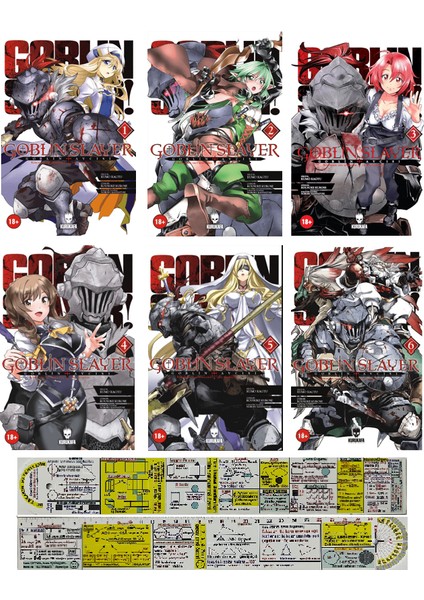 Manga Seti / Goblin Slayer 6 Cilt (Matematik Öğreten Cetvel) - Kumo Kagyu