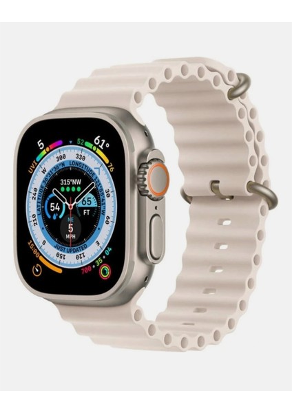 Apple Watch Ultra Uyumlu 49MM Ocean Silikon Kordon