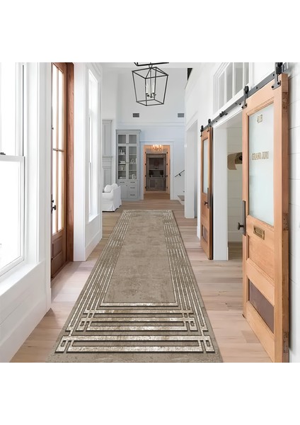 Dekoratif Salon Mutfak Koridor Halısı Modern Vizon 4013 fiyatları