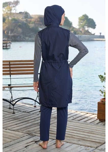 Tam Kapalı Tesettür Mayo 25950 Koyu Lacivert fırsatları