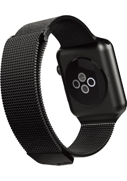 Watch 10 46MM Uyumlu Metal Hasır Kordon Hybrid Serisi Siyah modelleri