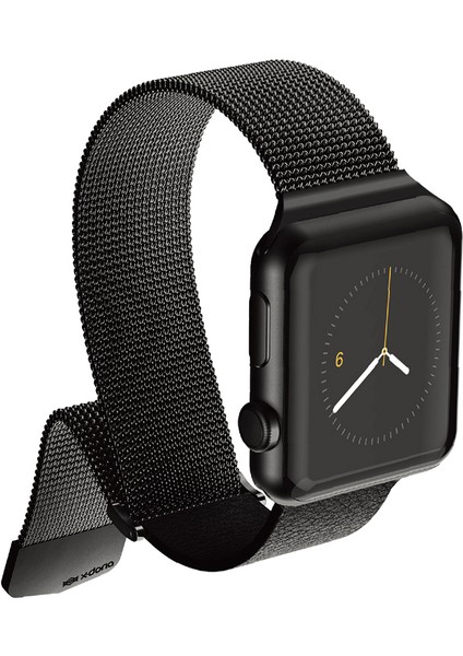 Watch 10 46MM Uyumlu Metal Hasır Kordon Hybrid Serisi Siyah fırsatları