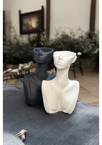 Dekoratif Bohem Tasarım Kadın Biblo Set, Çok Amaçı Saksı, Masaüstü Organizer, Pinterest Vazo