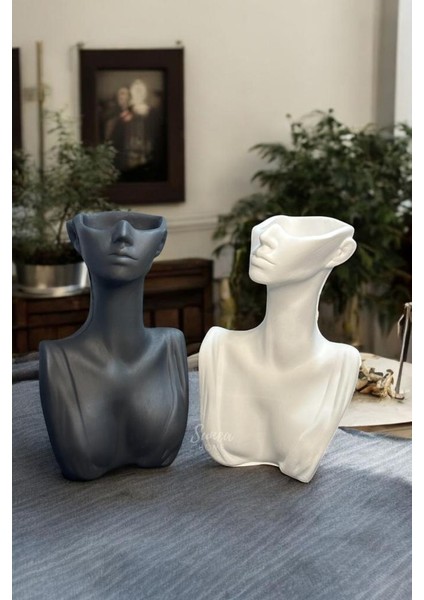 Dekoratif Bohem Tasarım Kadın Biblo Set, Çok Amaçı Saksı, Masaüstü Organizer, Pinterest Vazo fiyatları