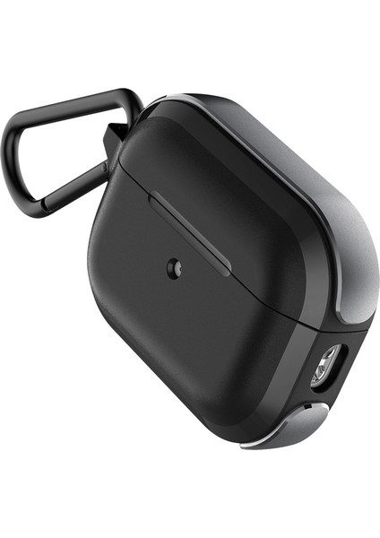 Airpods Pro 2 Raptic Trek Serisi Askı Aparatlı Kulaklık Kılıfı Siyah
