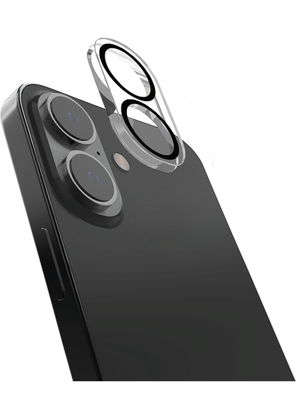Apple iPhone 16 Glass Serisi Kamera Lens Koruyucu Şeffaf modelleri
