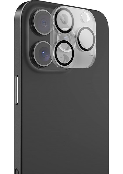 Apple iPhone 16 Pro Glass Serisi Kamera Lens Koruyucu Şeffaf