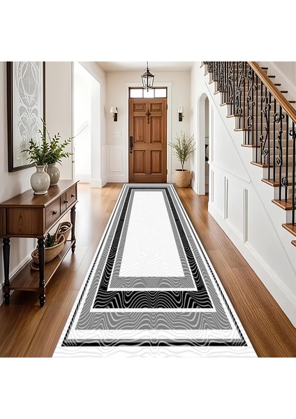 Dekoratif Salon Mutfak Koridor Halısı Modern Gri 4012 fiyatları
