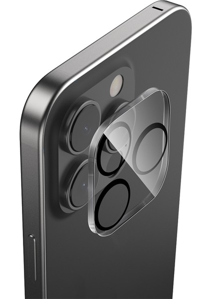 Apple iPhone 16 Pro Max Glass Serisi Kamera Lens Koruyucu Şeffaf fırsatları