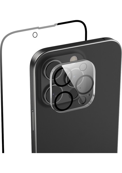 iPhone 16 Pro Max Raptic Temperli Ekran ve Lens Koruyucu 2'li Set