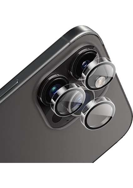 iPhone 16 Pro Max Raptic Armour Serisi Kamera Lens Koruyucu Şeffaf