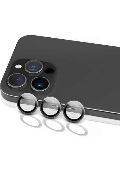 iPhone 16 Pro Max Raptic Armour Serisi Kamera Lens Koruyucu Şeffaf modelleri