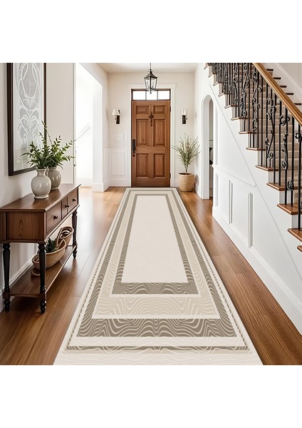 Dekoratif Salon Mutfak Koridor Halısı Modern Vizon 4012 fiyatları