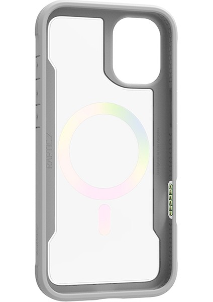 iPhone 16 Pro Kılıf Magsafe Uyumlu Airbagli Raptic Shield 2.0 Serisi Şeffaf Arka Yüzey Kapak Beyaz