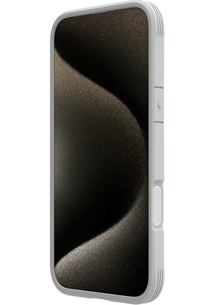 iPhone 16 Pro Kılıf Magsafe Uyumlu Airbagli Raptic Shield 2.0 Serisi Şeffaf Arka Yüzey Kapak Beyaz