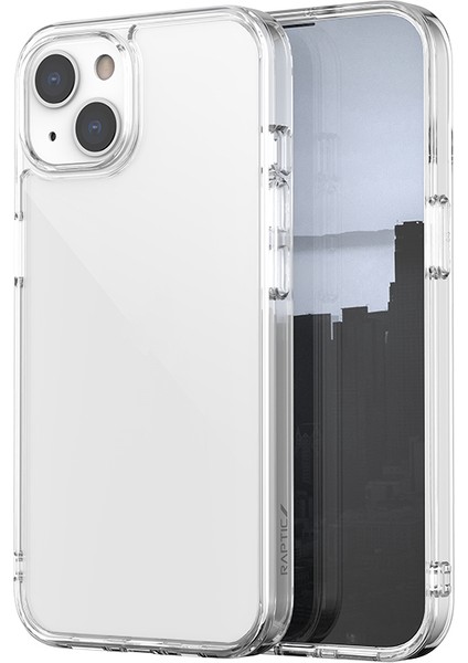 iPhone 13 Kılıf Raptic Glass Plus Serisi Şeffaf Tasarımlı Kapak