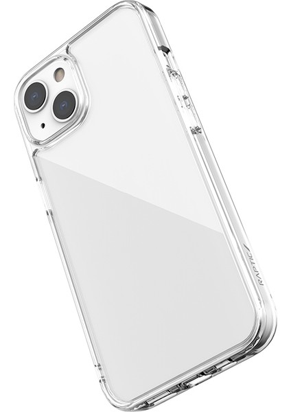 iPhone 13 Kılıf Raptic Glass Plus Serisi Şeffaf Tasarımlı Kapak