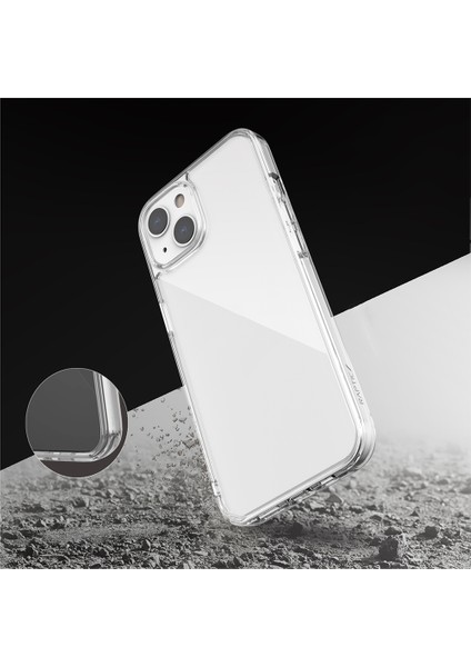 iPhone 13 Kılıf Raptic Glass Plus Serisi Şeffaf Tasarımlı Kapak