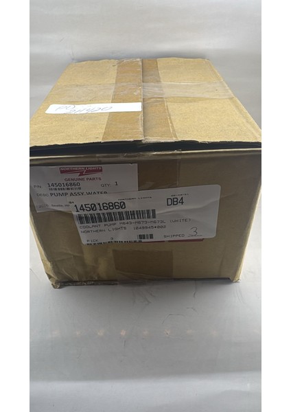 Northernlıghts 145016860 Coolant Pump M643-M673-M673L modelleri
