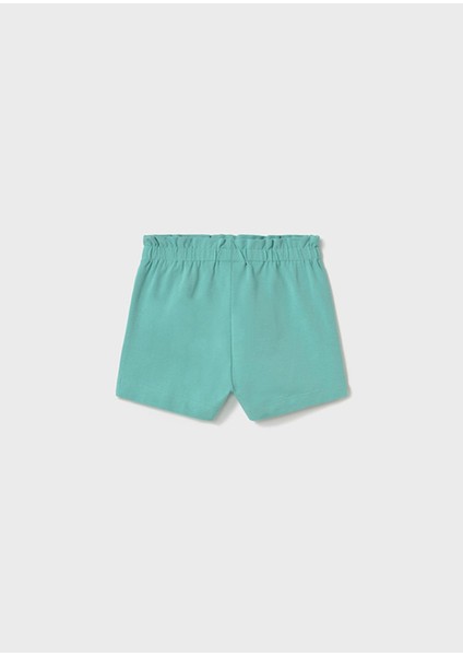 Yazlık Kız Bebek 2 T-Shırtlı 3'lü Şort Takım - Turuncu - Yeşil fırsatları