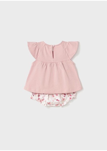 Yazlık Kız Bebek 4'lü Set 2'li Takım - Pembe modelleri
