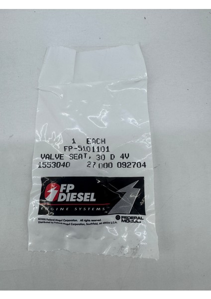 Fp Dıesel FP-5101101 Valve Seat 30 D