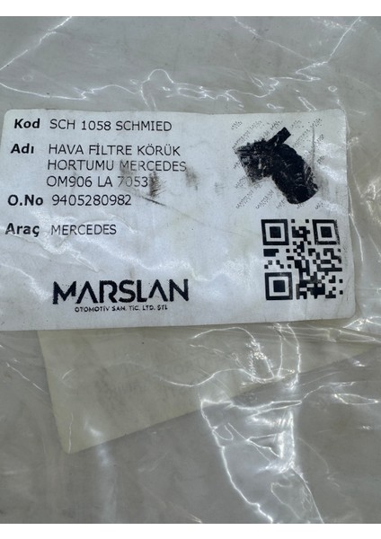 472027HD72619 9405280982 Mercedes Aır Fılter Hose Axor