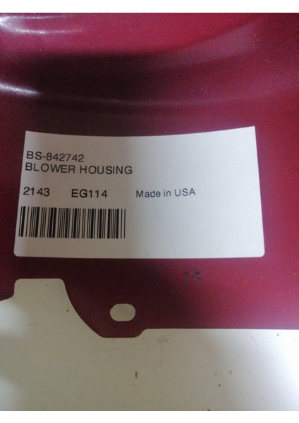 84003968 844153 Blower Housing modelleri